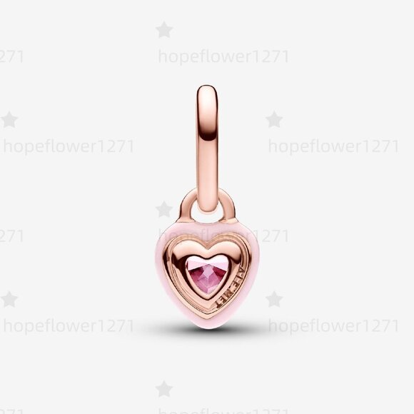 Pandora Pandora ME Pink Chakra Heart Mini Dangle Charm - Picture 2 of 4
